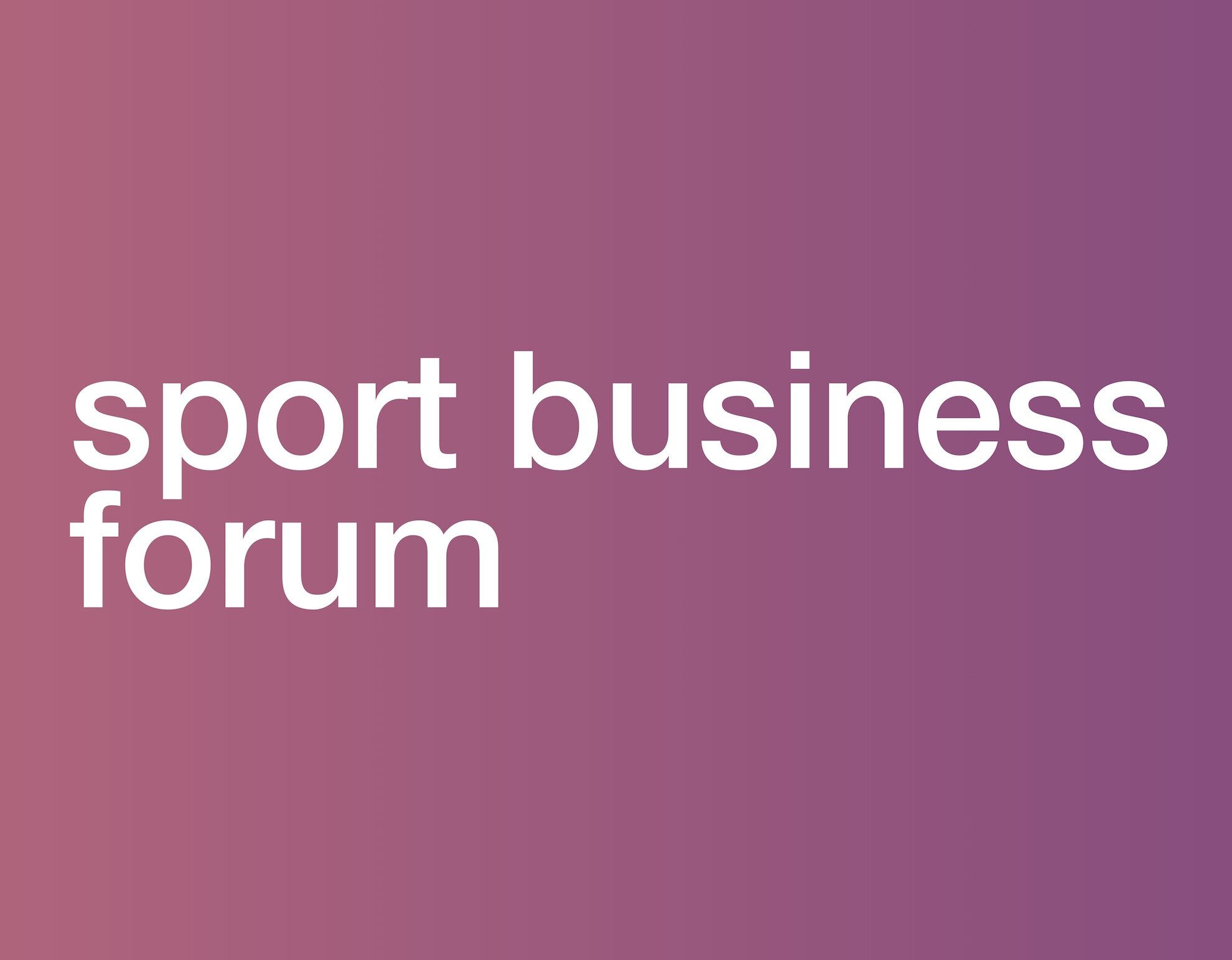 Sport Business Forum